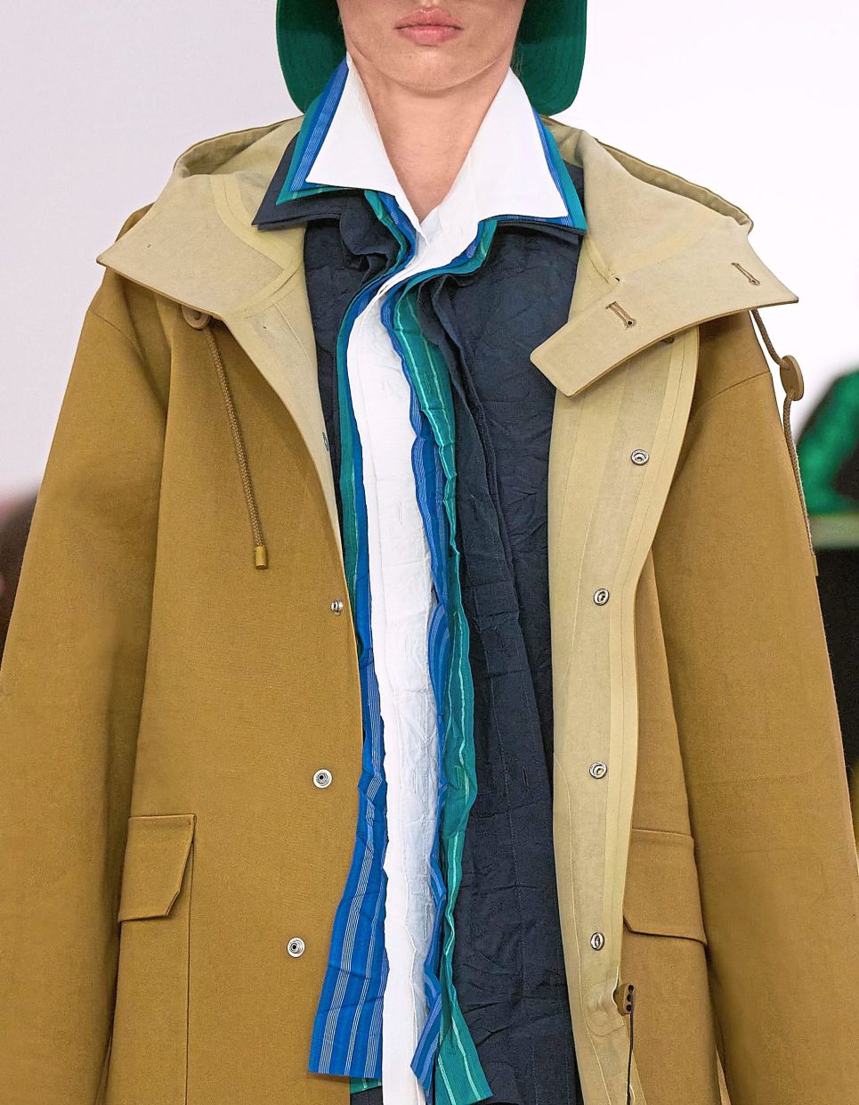 Other fashion labels are even stacking multiple shirts on top one another. Photo: Loewe