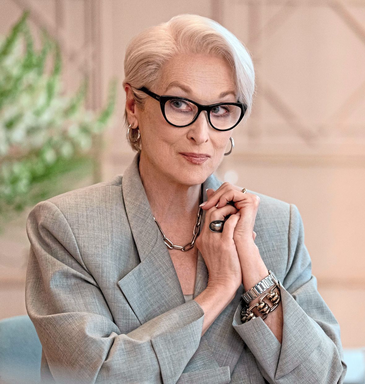 If glasses are good enough for Meryl Streep’s character, a high-flying fashion magazine editor, they’re good enough for anyone. Photo: Handout