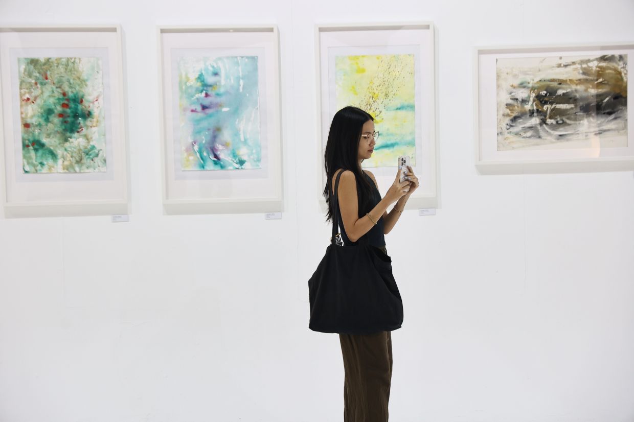 Lok’s Studio DL in Petaling Jaya now serves as a relaxed space for the 'Forest Speaks' exhibition. Photo: The Star/Azman Ghani