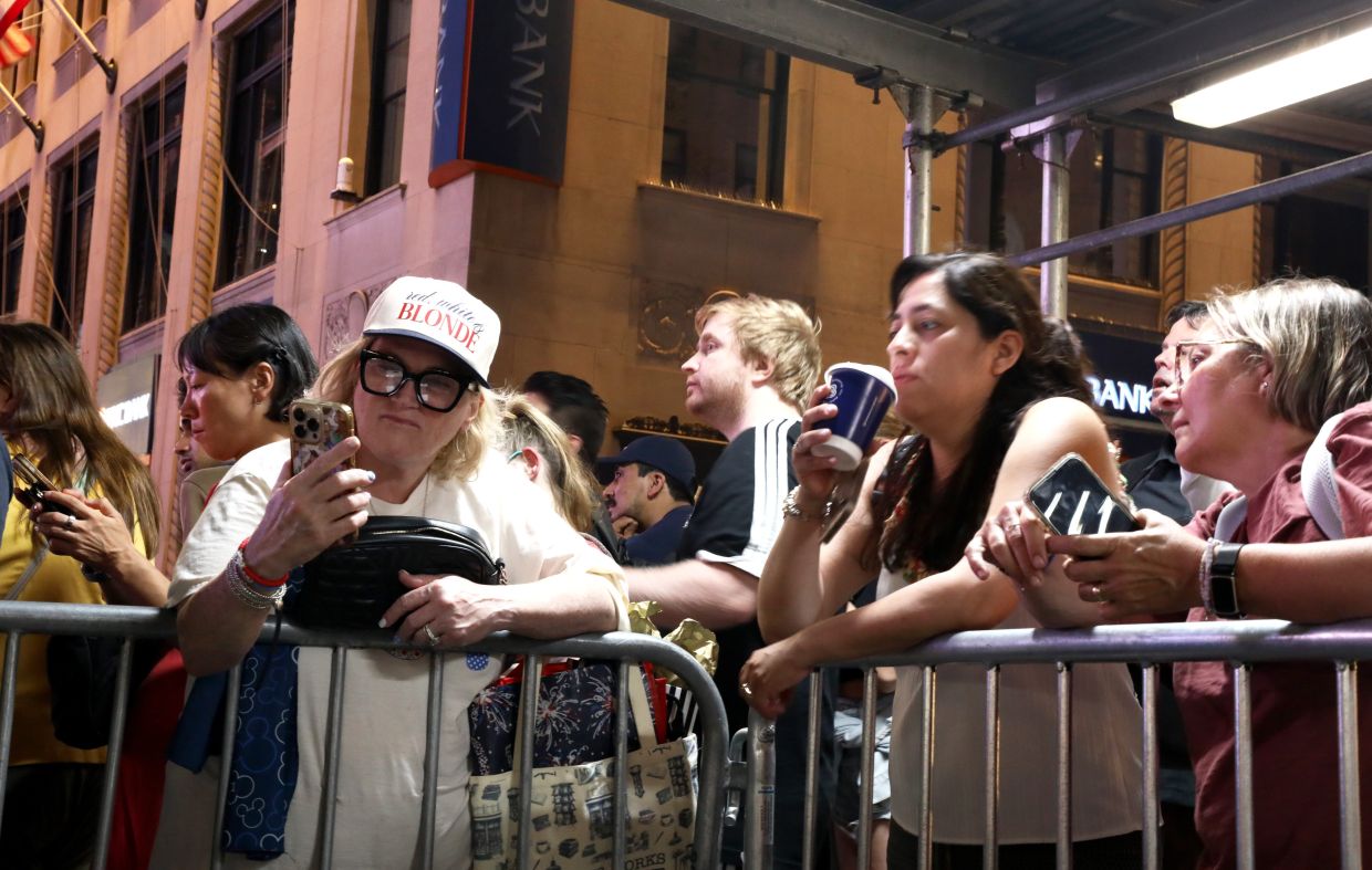 Fans of Taylor Swift stand outside of Madison Square Garden on Friday, July 3, 2026. Photo: AP