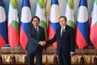 Myanmar President holds talks with Lao National Assembly President