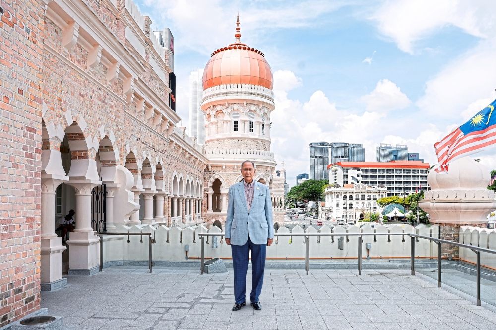 (Above) His Royal Highness gracing a sending-off ceremony for haj pilgrims in Alor Setar in April and (left) on a tour of the newly restored Bangunan Sultan Abdul Samad in Kuala Lumpur last month.