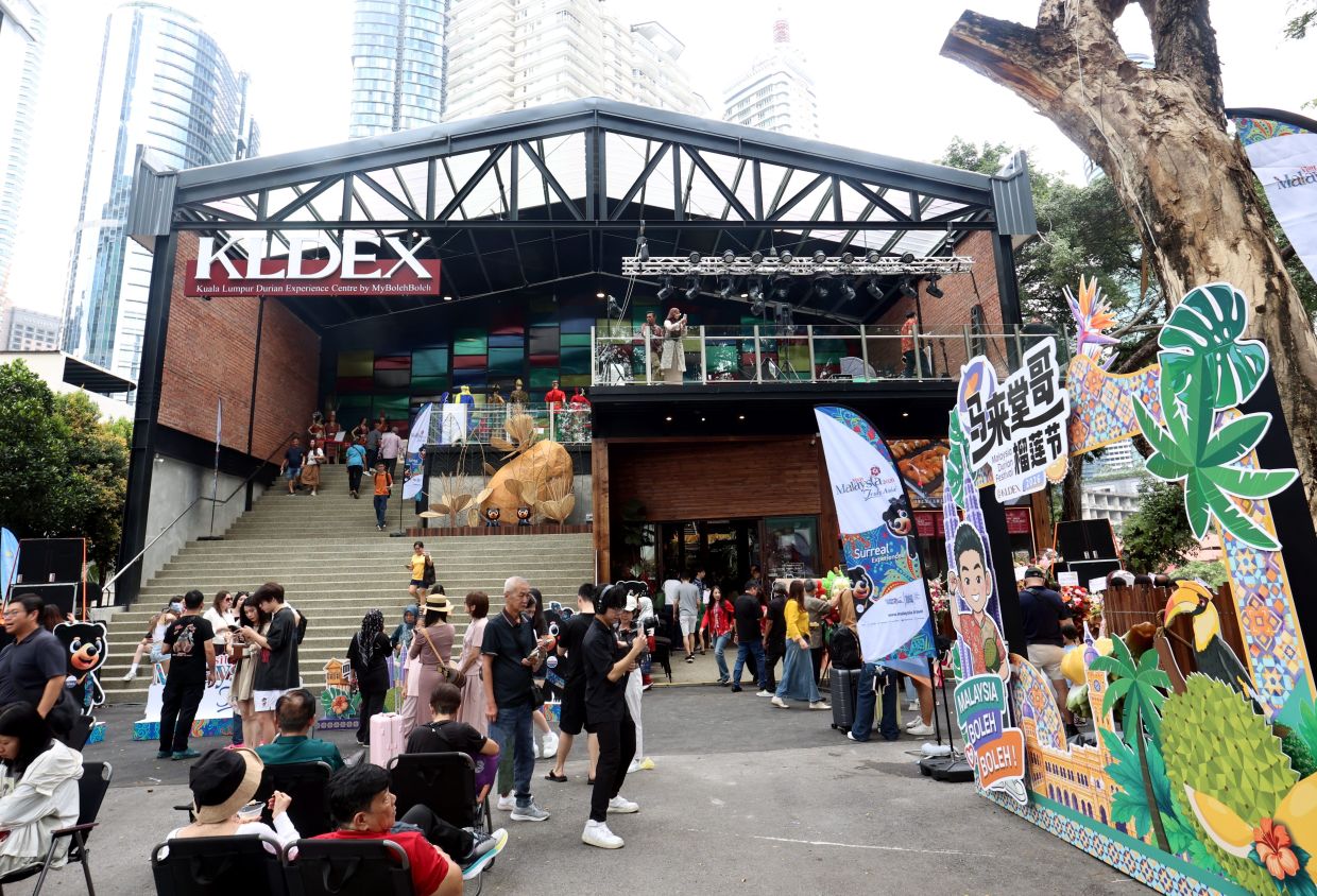 KLDEX, spanning 1,900 sq m, brings together a durian museum, immersive theatre, food and beverage outlets, interactive workshops and cultural storytelling under one roof. Photo: The Star/Art Chen 