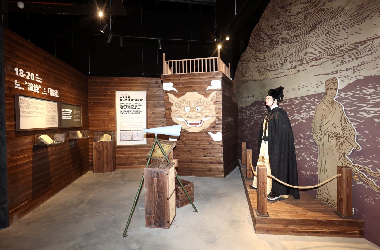 At KLDEX, visitors trace the history of durian, from early encounters by travellers and merchants to its integration into Malaysian daily life. Photo: The Star/Art Chen 