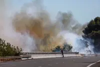 French wildfires force officials to ban public from Tour de France's third stage