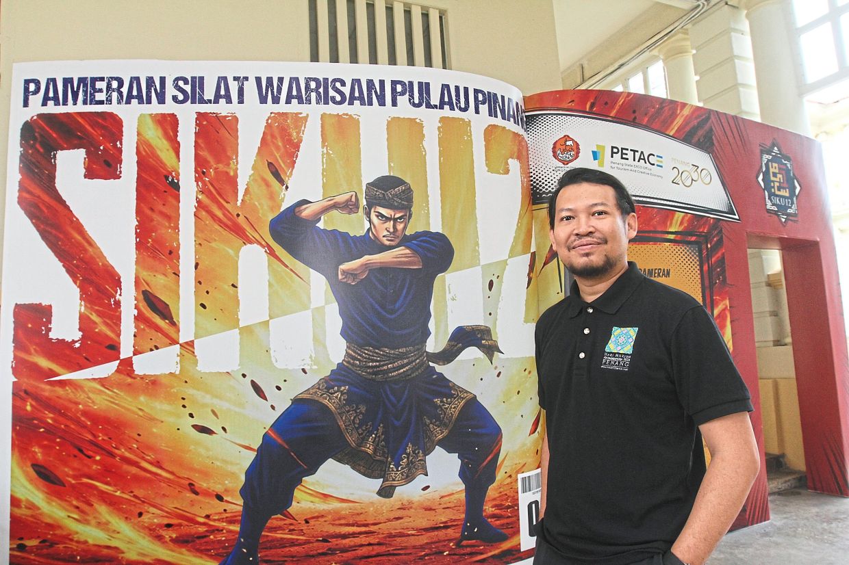 Muhammad Syazwan says the Penang State Museum’s recent Silat Warisan exhibition was popular among younger visitors.