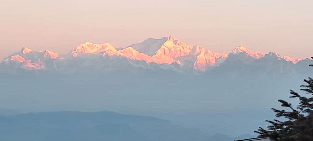 Sunrise over Kanchenjunga.