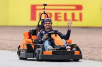 Motor racing-F1 drivers amuse British GP crowd with Lego car chaos
