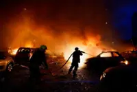 Russian attack on Kyiv kills seven, hits apartments, other buildings