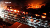 Fire rips through Thai synthetic fibre factory in Samut Prakan, worker critically injured