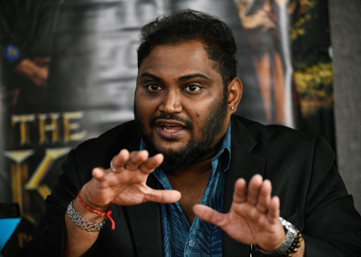 Director Viknes Perrabu says his lifelong passion for history was one of the key inspirations behind the project. Photo: Bernama