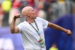 Soccer-Sleepless Solbakken reveals Ancelotti gift after Norway beat Brazil