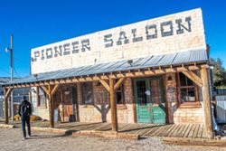 Step into this historic American 'Pioneer Saloon' near Las Vegas