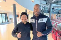Cyclist with a big heart
