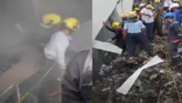Several feared trapped after building collapses in Maharashtra, India