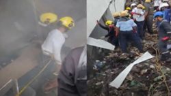 Several feared trapped after building collapses in Maharashtra, India