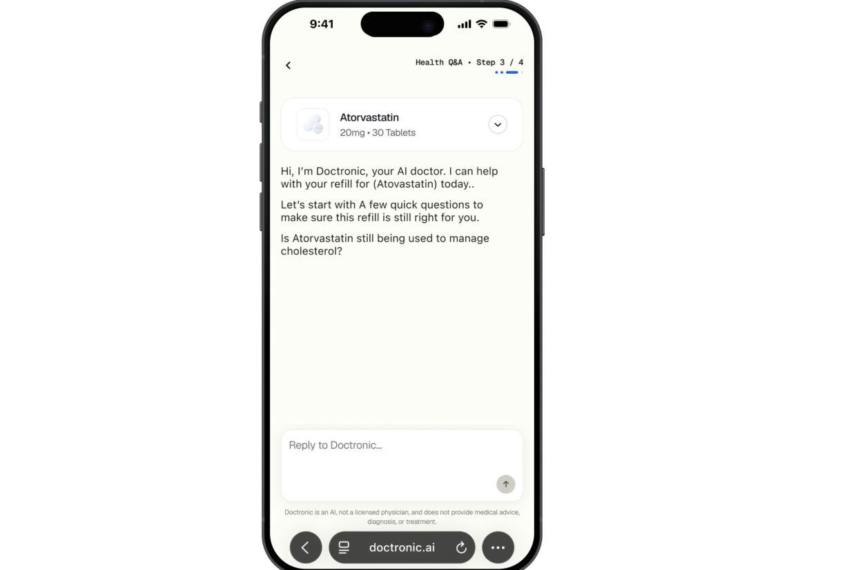 Is AI ready to take over your prescriptions? US doctors are wary of Utah's automated refill programme