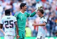 Soccer-Courtois sees Belgium getting better and believes they can beat Spain