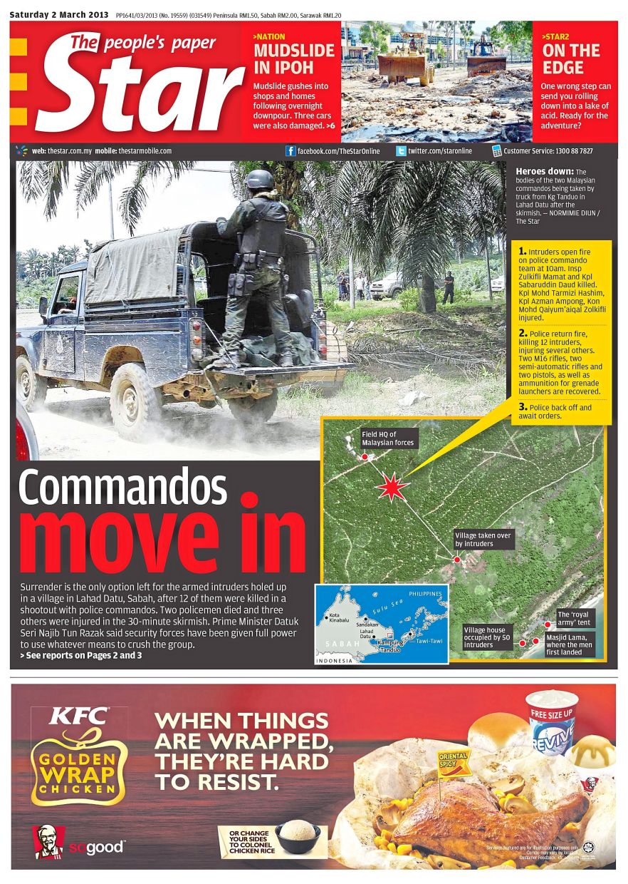 A bloody intrusion, and brave coverage