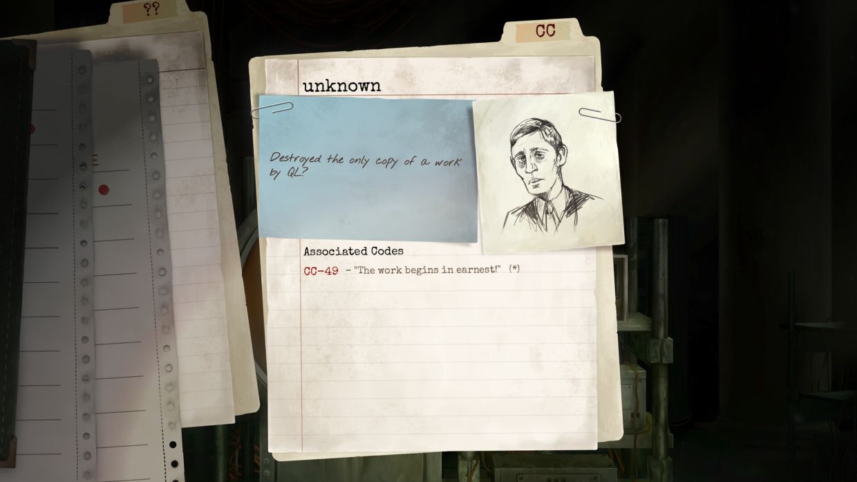 TR-49 is both puzzle game and audio drama that gestures toward a dystopian reality in which the rich can live forever at the expense of everyone else. — inkle Ltd