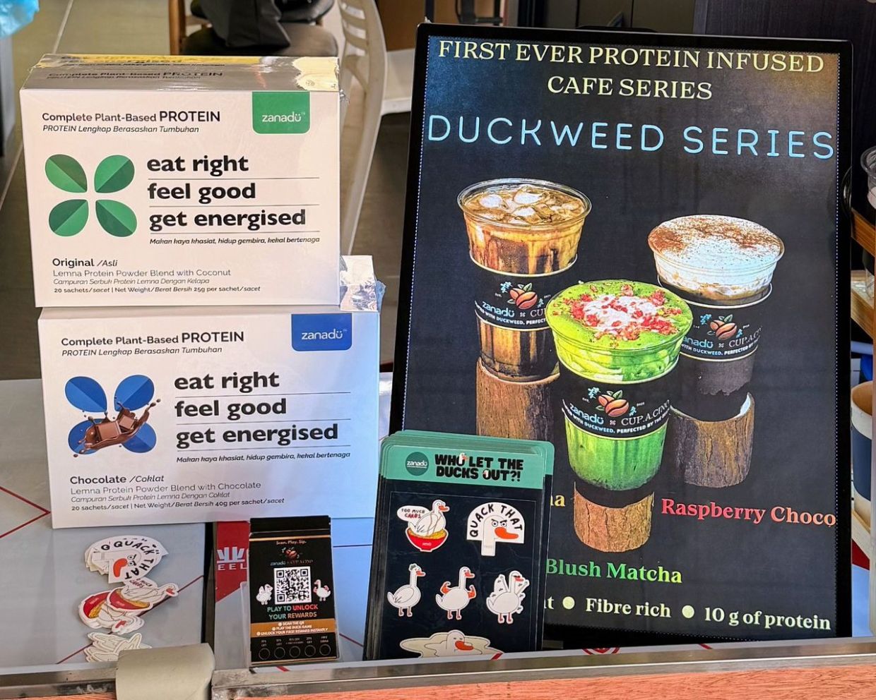 First-ever protein-infused cafe series, Duckweed Series, now available at Cup.A.Cino.