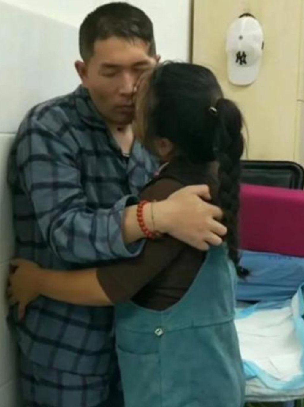 Today, Zhao shows remarkable progress, responding to speech, raising his hand, and standing briefly with support. - Photo: Handout