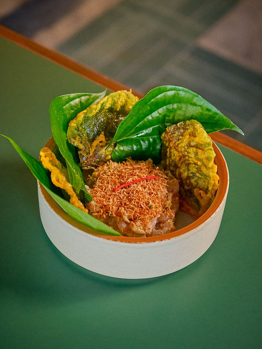 The urap ikan features cured red snapper in a starring role, which it owns to fullest effect.