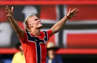 Soccer-Haaland's Norway load pressure on England ahead of Miami showdown