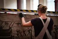 Bayeux Tapestry arrives in London after epic journey from France