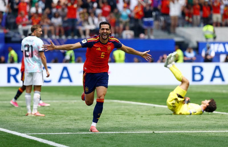 Fußball-Magie Merino schlägt erneut zu: Spanien besiegt Belgien und ...