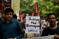 Indian police arrest dozens after violent protests over rape, murder of 11-year-old girl