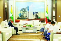 Bangladeshi ambassador pays courtesy call on Myanmar's Union Minister