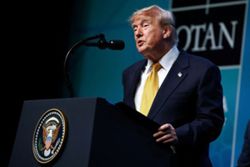 Trump says missiles aimed at Iran if Tehran targets US president