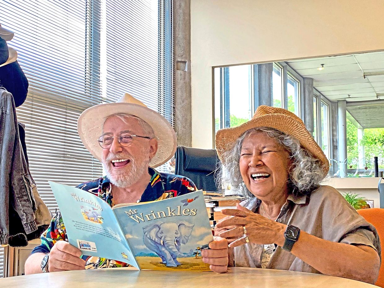 KLPac co-founders Faridah (right) and Joe, partners in both life and theatre. Photo: KLPac