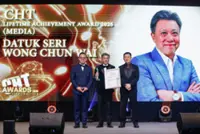 Bernama chairman Wong receives CHT Lifetime Achievement award