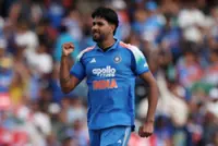 Cricket-India's Rana to miss England ODIs with hamstring injury, Yadav to replace him