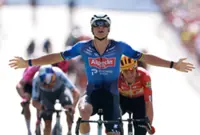 Cycling-Van der Poel rides to victory in Tour de France stage nine, Pogacar retains yellow