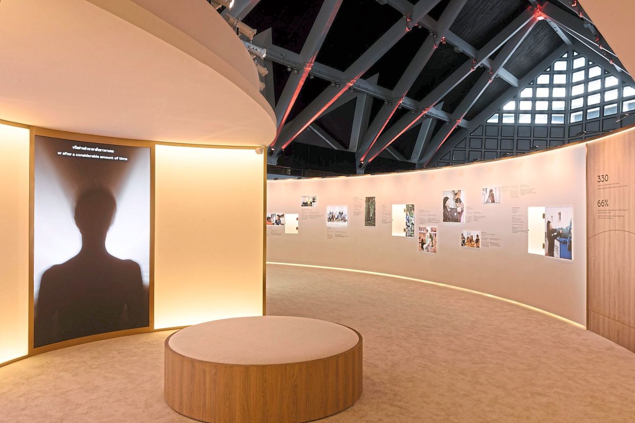 An immersive exhibition complemented the Cartier ceremony.
