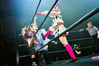 Women's wrestling gets a fashion makeover with Sukeban’s bold visual universe
