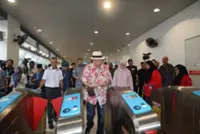 Selangor Sultan praises new Shah Alam LRT3 line