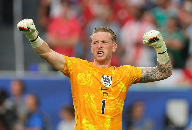 Soccer-Pickford relishing first Messi test as England prepare for Argentina showdown