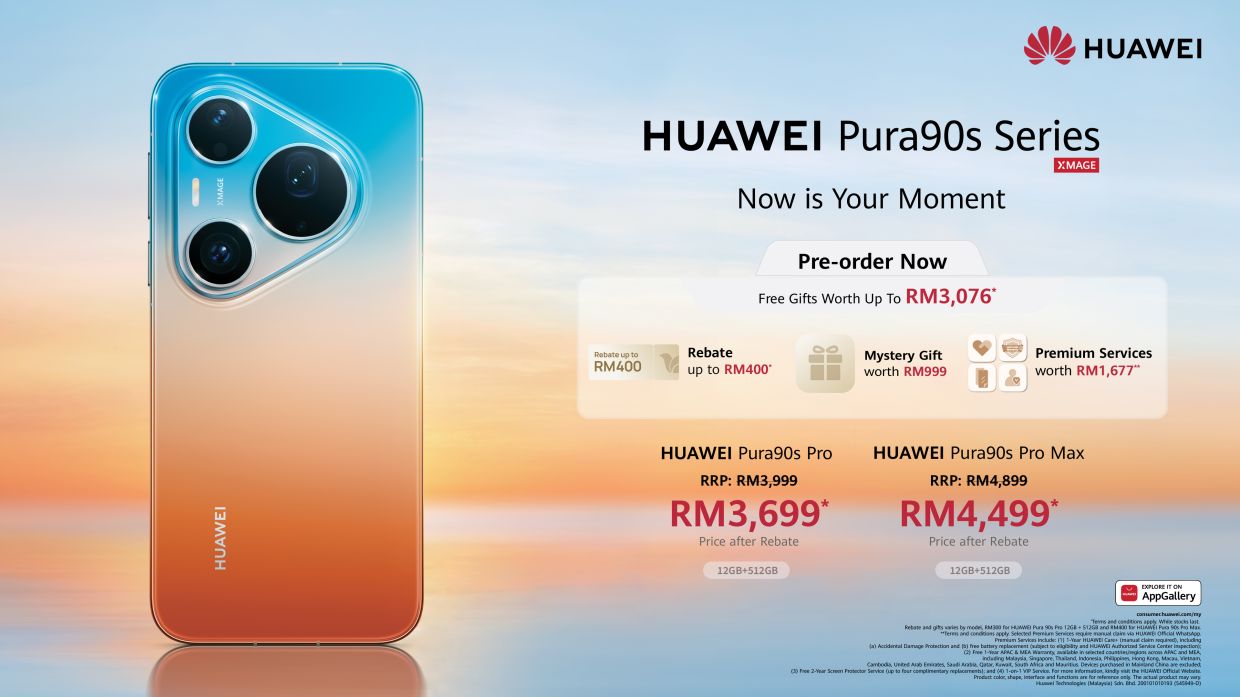 The HUAWEI Pura 90s Series builds on the brand's legacy with a range of intelligent features and enhanced performance.