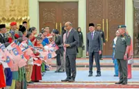 Royal welcome for Tharman
