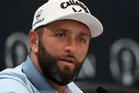 Golf-Rahm plans cautious approach in firm conditions at Birkdale