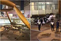 Jail for man who drank about a litre of beer, drove car that fell into Singapore's Suntec fountain in 2024