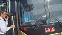 Gutsy Chinese tourists hailed for saving 20 after bus driver loses consciousness on Seoul highway
