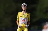 Cycling-Pogacar rides to solo victory in Tour de France's Bastille Day showdown