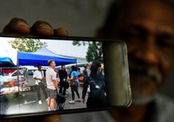 Penang stall becomes Hollywood set as trader meets Mark Wahlberg