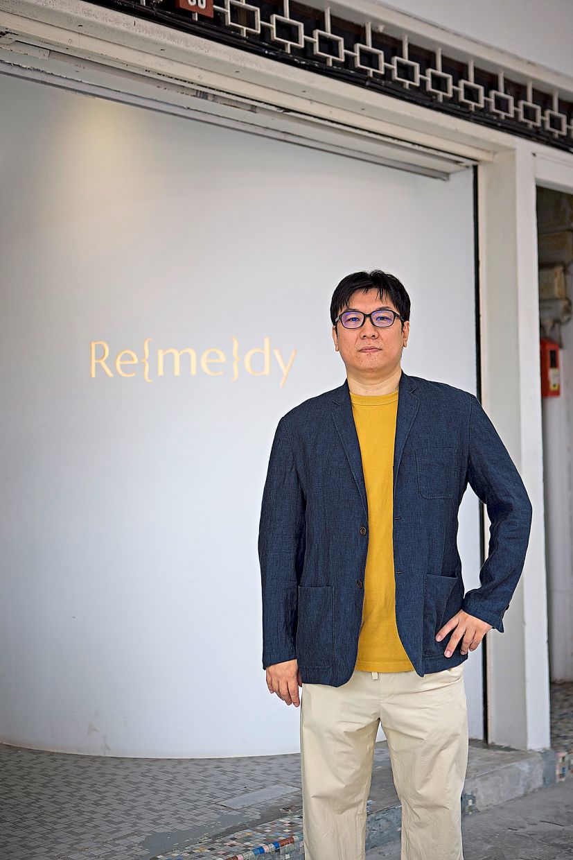 Jon Lee endeavours to drive sustainable beauty forward through his beauty refill parlour. Photo: Jon Lee