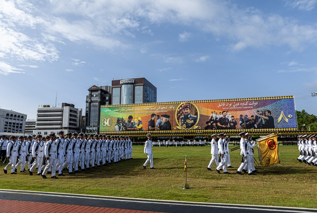 The ceremony included a grand march-past featuring participating contingents performing both the slow and quick marches with ceremonial precision. - BB